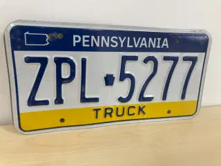 Pennsylvania US nummerplade 