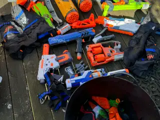 Blandet Nerf effekter 14-16 skydere to veste