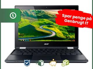11" Acer Chromebook R11 N15Q8 - Intel Celeron N3160 1,6GHz 32GB eMMC 4GB Webcam Chrome OS - Touch - Grade B - bærbar computer