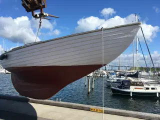 Nordisk Folkebåd til afhentning.