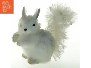 Jule glitter egern figur (str. 17x17 cm)