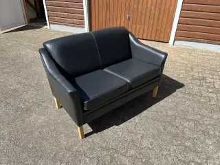 2 pers. læder sofa