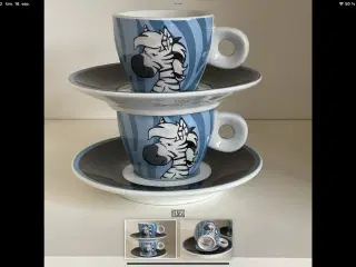 Espresso kopper med zebra 