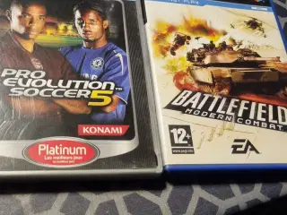 Pes5 og battlefield 2