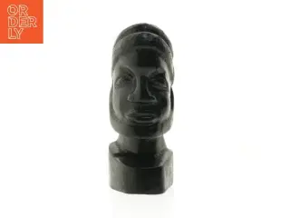 Skulptur af afrikansk mand (str. 22 cm)