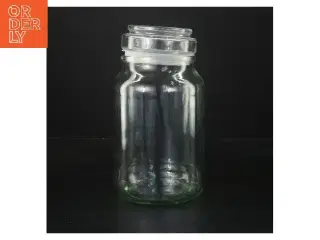 Glasbeholder med låg (str. 21,5 cm)