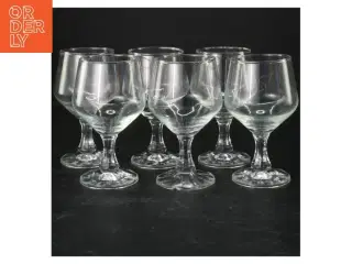 6 vinglas (str. 12,5 cm. 6 styk)