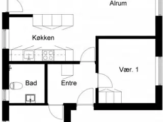 94 m2 lejlighed på Gartnerjorden, Skive, Viborg