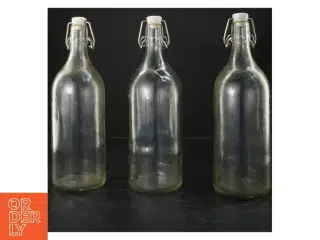 Glasflasker med patentlåg fra IKEA (str. 28x9 cm)