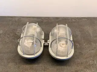 2 skotlamper grå - ny