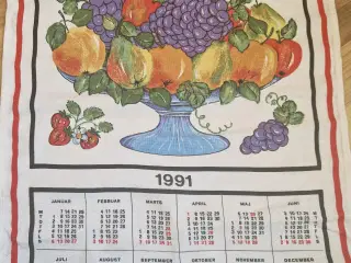Helt nyt kalender viskestykke