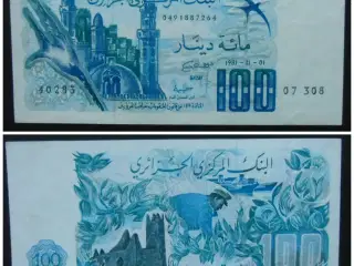 ALGERIET 100 DINARS 1981