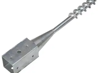 Jordpløkker 6 stk. 7 x 7 x 56 cm galvaniseret stål sølvfarvet