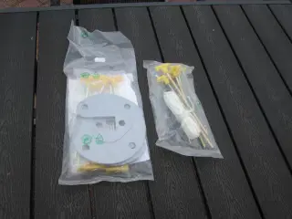 Støttefødder og Bardun til Posemarkise