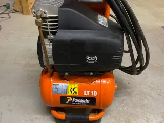 UDLEJES - Paslode kompresser m. 10m slange