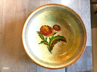 Vintage keramik fad, frugtfad, Knabstrup keramik
