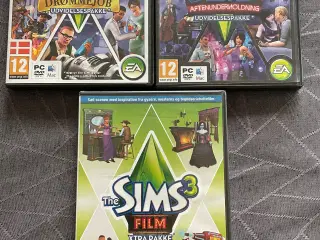 3 stk. The Sims 3 spil. Pris pr. stk.