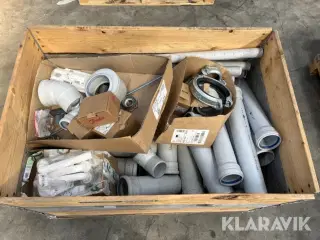 Blandet lot - rør, bolte, actuqtor og øvrigt