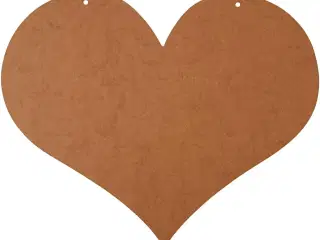 Stort Træhjerte 50x40 cm - Perfekt til Dekoration