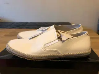 Bianco læder sko