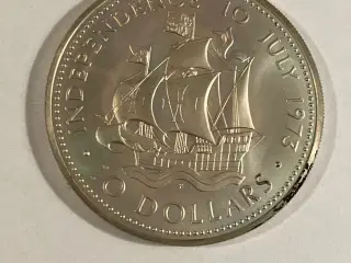 10 Dollars Independence 10 July 1973 Bahamas - Silver - 49,70 gram