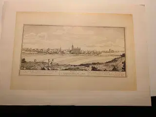 Genoptryk Johan Jacob Bruuns prospect 1762 Odense