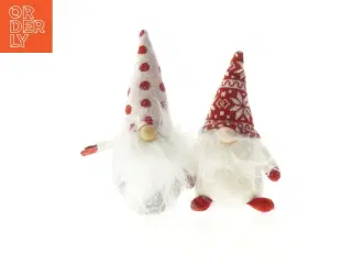 Julepynt nisser i stof (str. 21 cm)