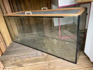 Gnaverbur (hamster) i glas med låg 120x40x50cm