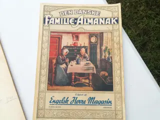 Familie - almanak fra i 1940 erne. 