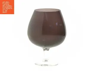 Stor lilla vase (str. 27 cm. ø. 13 cm)