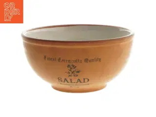 Terracotta salatskål (str. Ø 17x8 cm)
