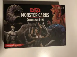 D&D - Monster Cards C6-16 - UÅBNET