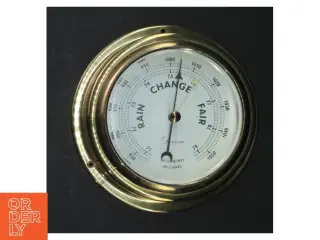 Barometer i messing fra Devina (str. Ø. 15 cm)