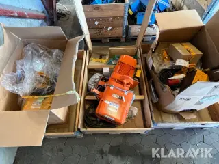 Elektriske kædehejs Kito 2,5T 3 styk - ubrugte
