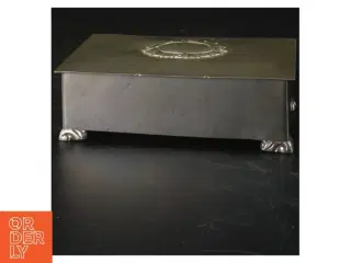 Tin skrin med indgravering (str.  15x9,5x5 cm)