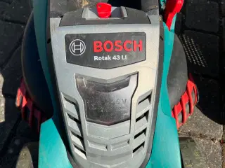 Batteri plæneklipper / græsslåmaskine Bosch