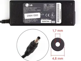 Lenovo 90W 19V 4.74A strømforsyning med 4.8mm x 1.7mm - Original