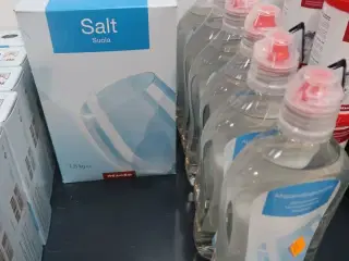 6 stk. afspædingsmiddel samt 2 stk. salt MIELE