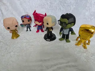 6 stk. Funko pops sælges samlet