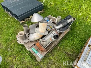 Motor/Pumpe og diverse andre metaldele