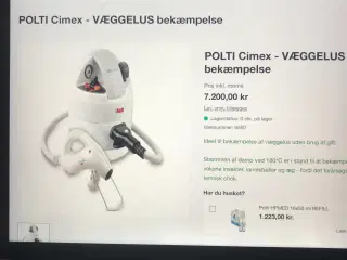 Væggelusbekæmper  / Damp af bilpleje/ Tøj maskine 
