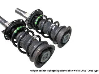 Komplet Støddæmper VW Polo alle AW modeller