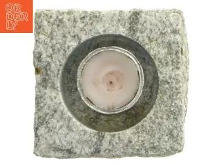 Granit fyrfadsstage (str. 18x18 cm)