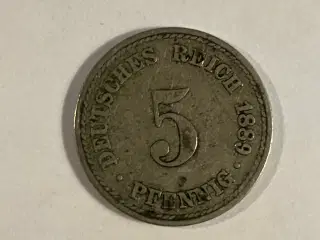 5 Pfennig Germany 1889
