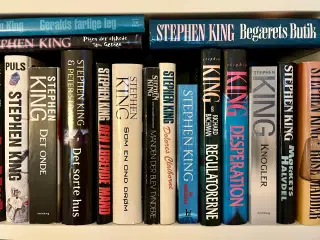 Stephen King bøger - pris i tekst