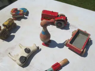 Gammelt Retro Trælegetøj