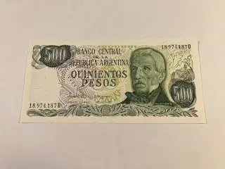 500 pesos Argentina