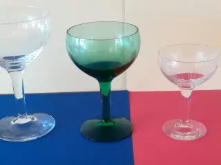 Vibeholm glas - snaps -  grønne hvidvin glas  