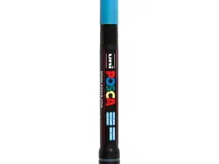 Posca Tusch, PCF350, streg 1-10 mm, brush, lyseblå, 1 stk.