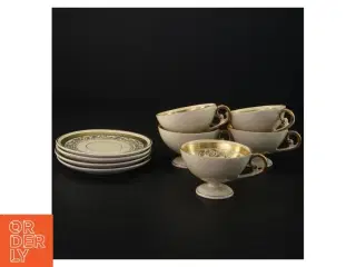 Mokkakopper med underkopper (str. Diameter 11 cm kop 7,5 x 5 cm)
